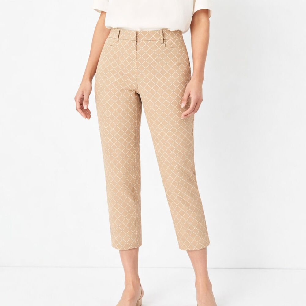 Ann Taylor Factory Pants Crop Size 12 Stretch NWOT